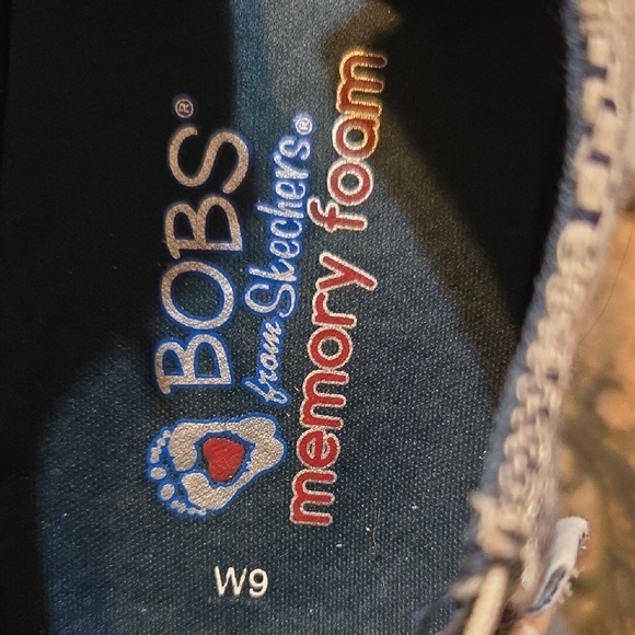 BOBS from Skechers Striped Flats - Cream and Black - Picture 4 of 8